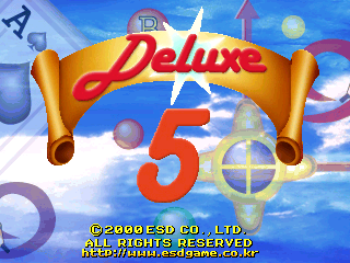 Deluxe 5 (ver. 0107, 07-01-2000) Title Screen